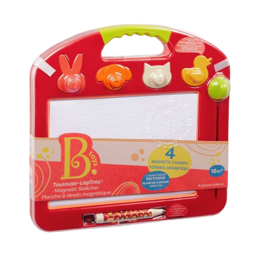 B. toys Magnetic Drawing Board Toulouse LapTrec Sketcher NEW